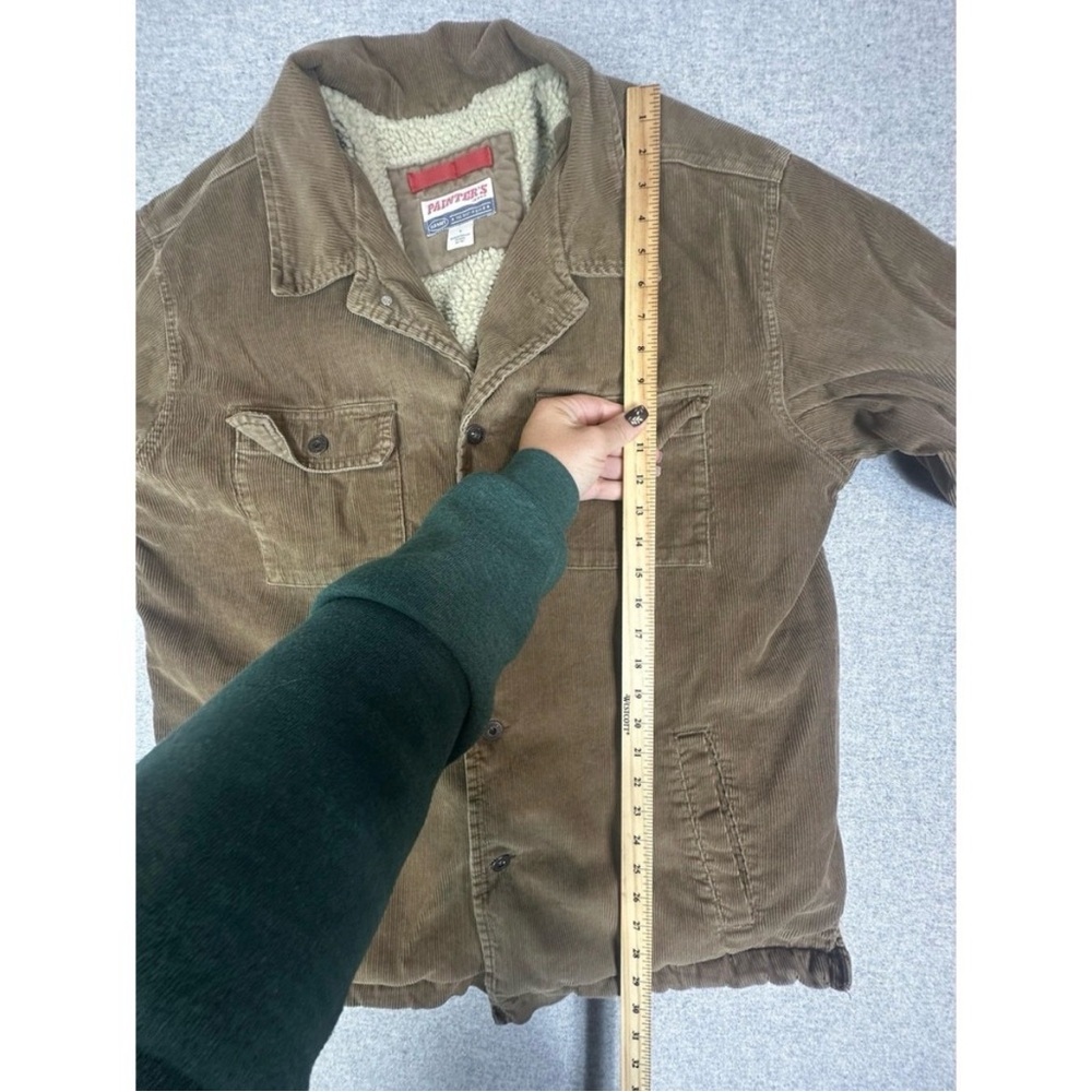 VTG Y2K Old Navy Painters Coat
Mens Large Brown Corduroy
Sherpa Lined - Picture 8 of 9